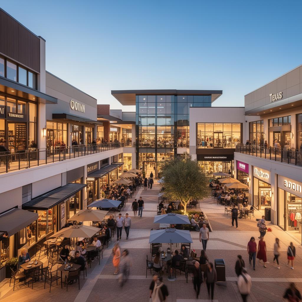 Retail shopping center in DFW metroplex